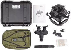 AGM Global Vision Wolf-7 PRO NL1 Night Vision Goggles 1x 27mm Gen 2+ Level 1 Black — view 2