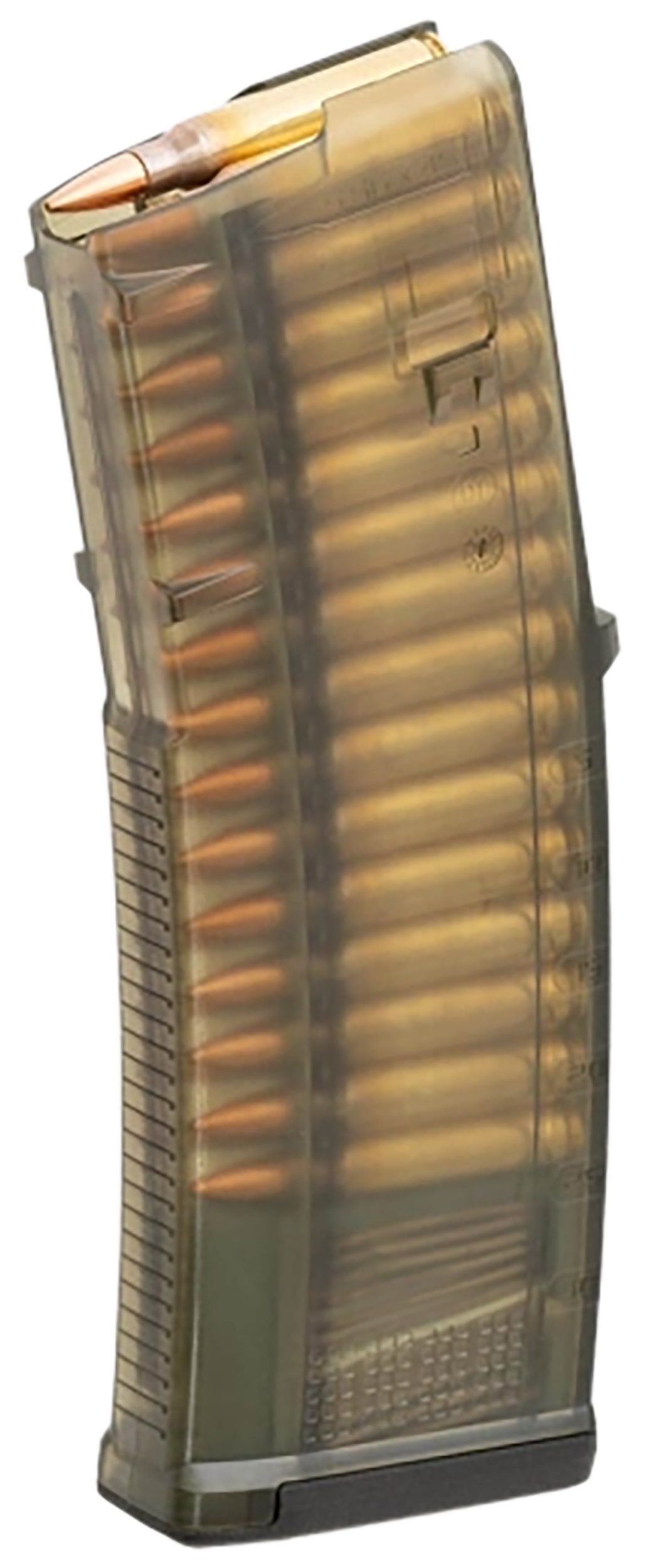 Magpul Industries TMAG AR-15 .223 Rem/5.56 NATO 30rd Polymer Magazine - Translucent OD Green — view 2