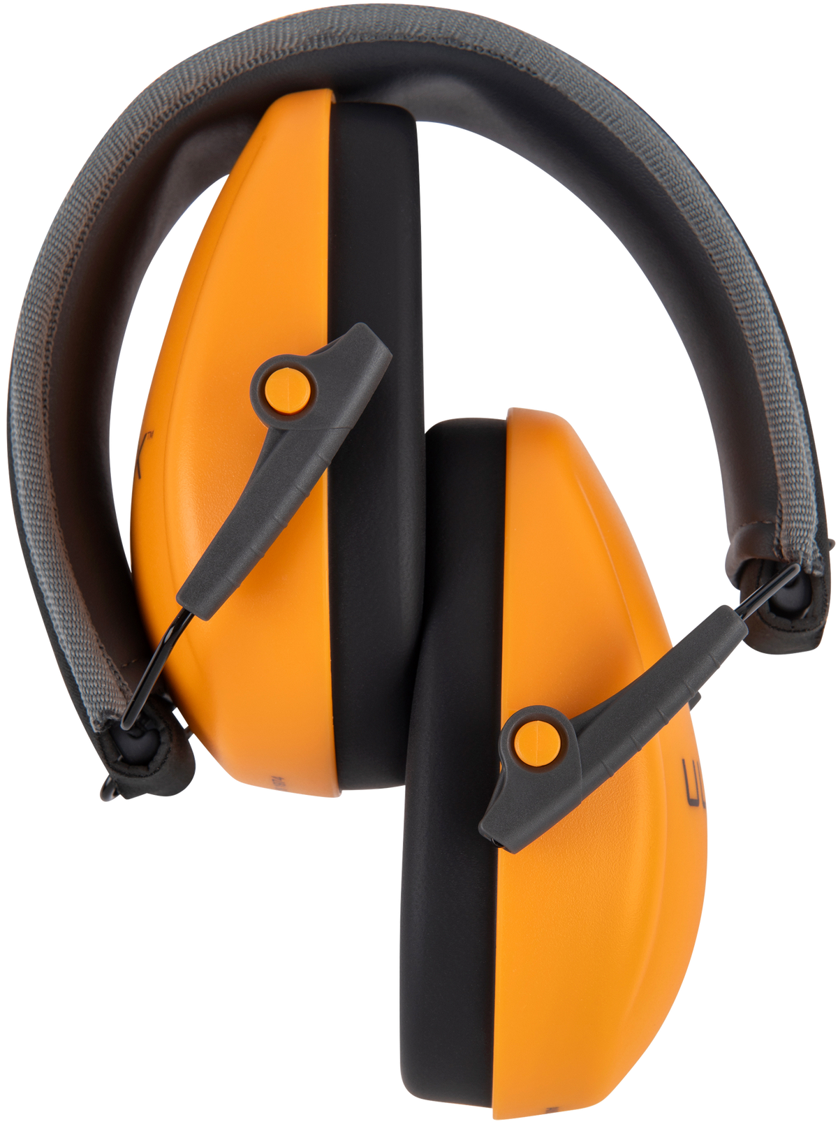 Allen 4172 Passive Slim Profile Over the Head Orange Youth Ear Muffs — view 2