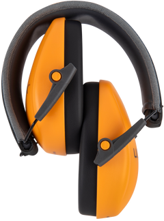 Allen 4172 Passive Slim Profile Over the Head Orange Youth Ear Muffs — view 2