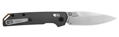 Kershaw Iridium 2038 3.4" DuraLock Folding Spear Point Plain D2 Stonewashed/Satin Gray Anodized Aluminum Knife — view 2