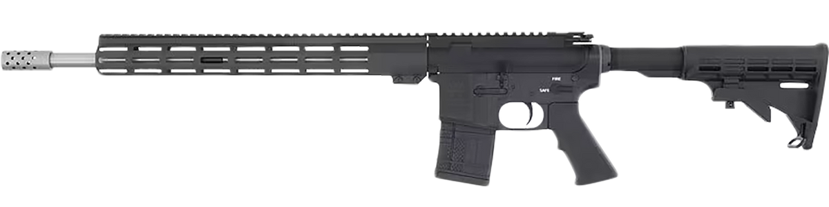 Great Lakes Firearms GL15 AR-15 450 Bushmaster 18" 5+1 Semi-Auto Rifle - Black — view 2