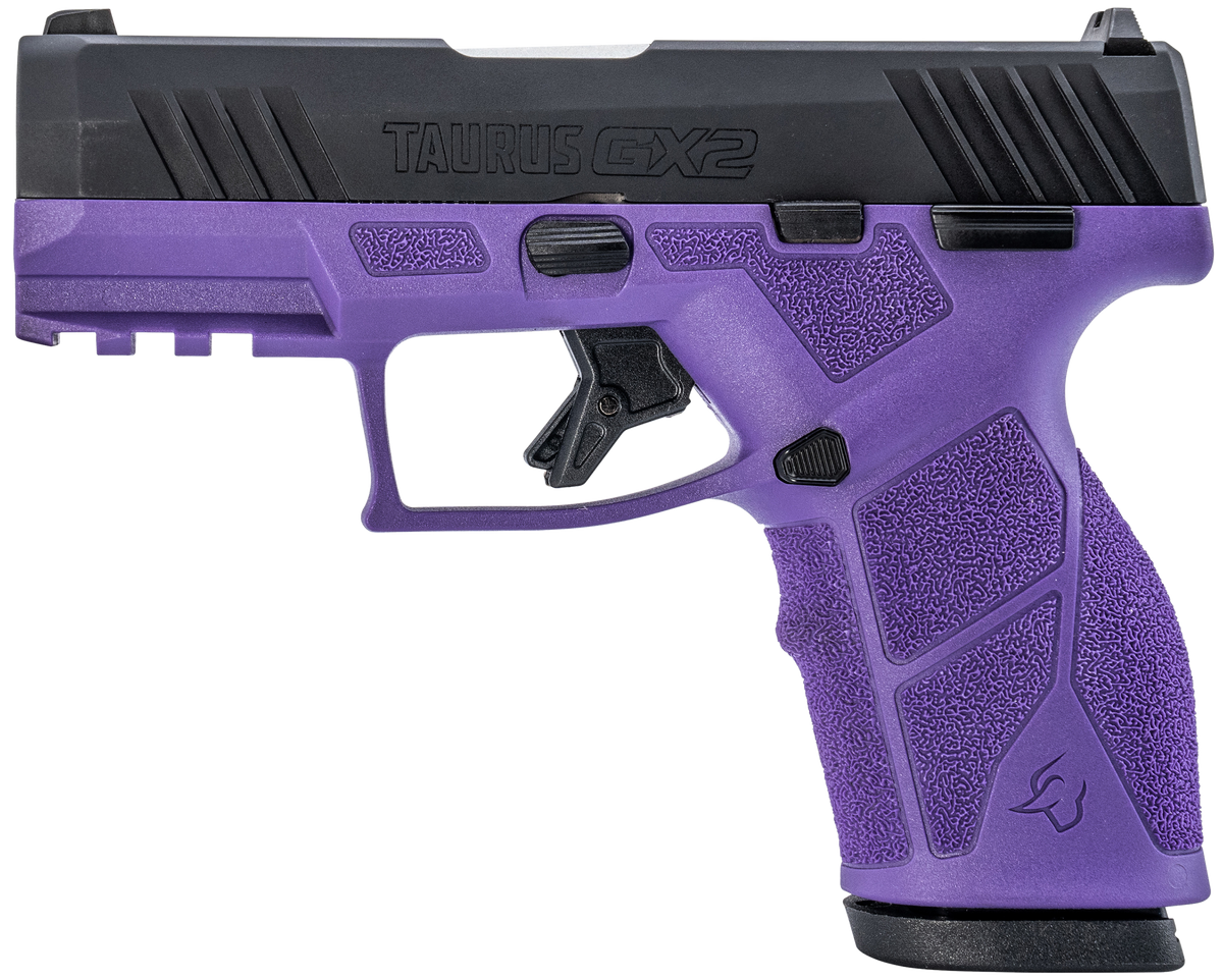 Taurus GX2 9mm Luger 3.37" 13+1 Semi-Auto Pistol - Dark Purple Polymer Frame — view 2
