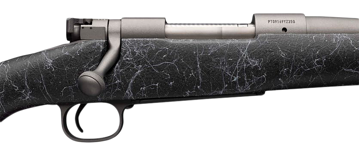Winchester Model 70 Extreme 300 Win Mag 26" 3+1 Bolt Action Rifle - Tungsten Gray Cerakote / Charcoal Gray Bell & Carlson Stock — view 2