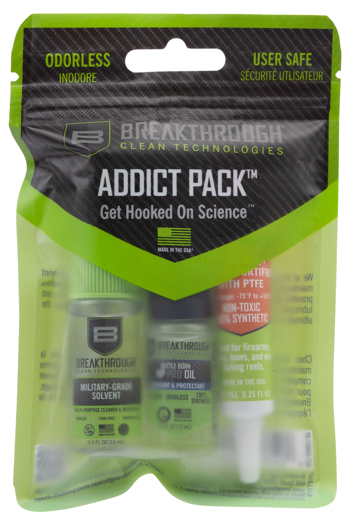 Breakthrough Clean Addict Sample Pack - 3-Piece Solvent Grease & Oil Kit — view 2