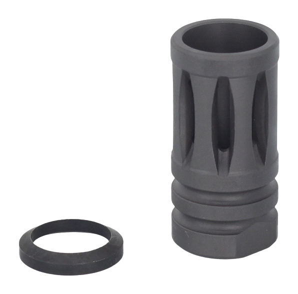 JE Machine Tech TS-FH3B A2 Birdcage Flash Hider .308 5/8x24 - Black — view 2