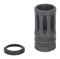 JE Machine Tech TS-FH3B A2 Birdcage Flash Hider .308 5/8x24 - Black — view 2
