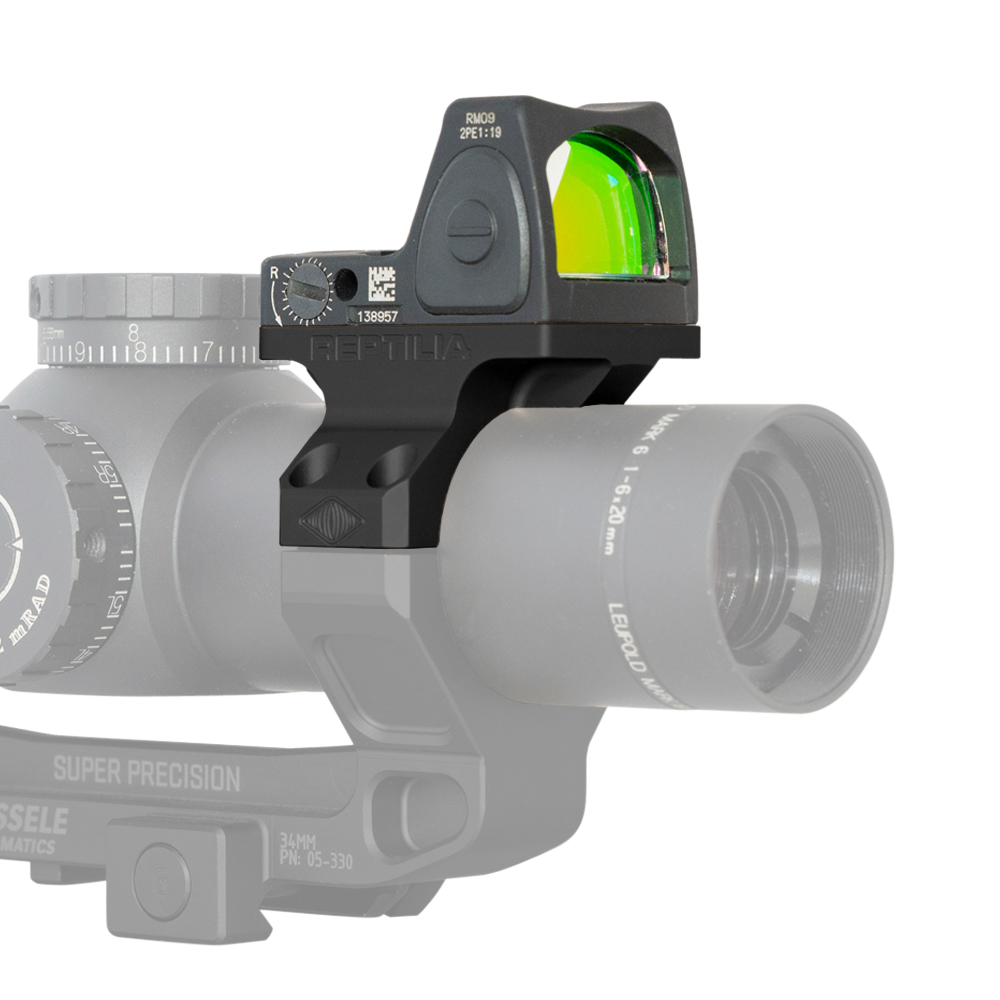 Reptilia ROF-90 34mm Offset Optic Mount for Geissele Super Precision & Trijicon RMR - Black Hardcoat Anodized — view 2