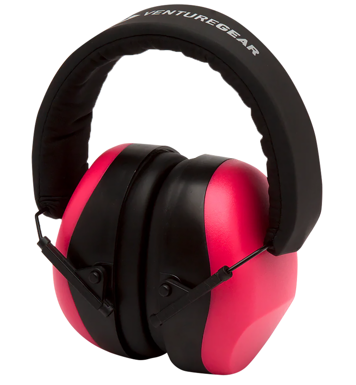 Pyramex Venture Gear V80 Muff 26 dB Over the Head Earmuffs w/32 dB Foam Earplugs - Orange/Pink/Black — view 2