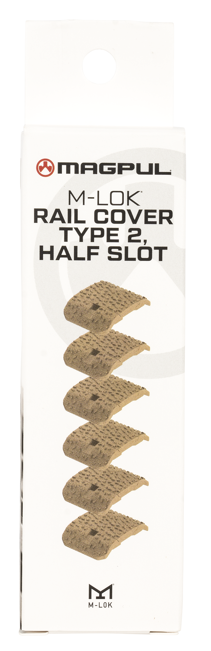 Magpul Industries M-LOK Rail Covers Type 2 Half Slot FDE Polymer — view 2