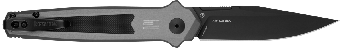 Kershaw Launch 17 3.5" S35VN Black Cerakote Clip Point Automatic Folding Knife — view 2