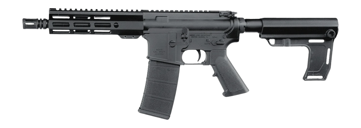 Andro Corp Industries ACI-15 CQB 5.56 NATO 30+1 8" SBA3 Pistol Brace Semi-Auto AR Pistol — view 2