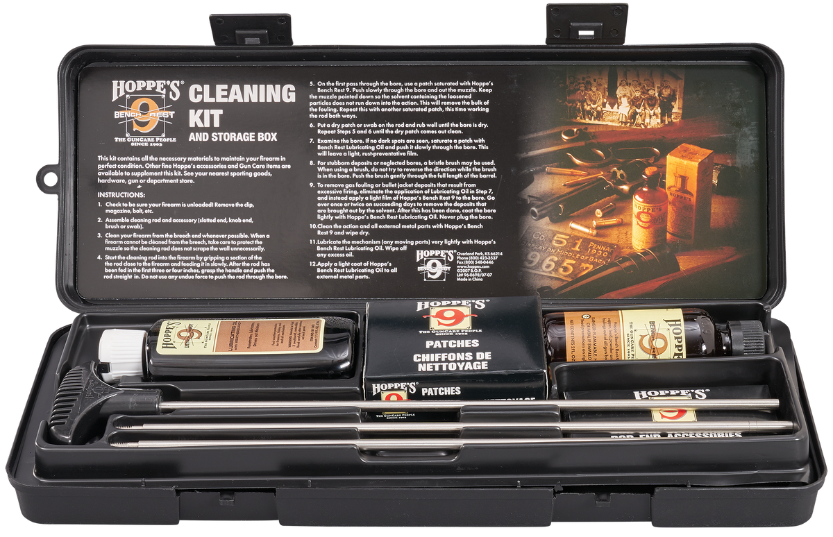 Hoppe's Bench Rest Rifle & Shotgun Cleaning Kit All-Calibers Steel Brush — view 2