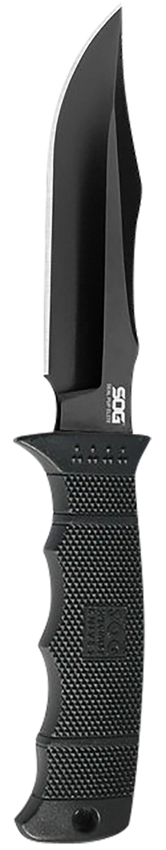 S.O.G Seal Pup Elite 4.85" Fixed Clip Point Plain Black TiCN AUS-8A GRN Handle — view 2