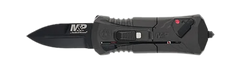 M&P Accessories M&P Compact 1.90" OTF Automatic Black Oxide Stainless Steel Blade Gray/Black Aluminum — view 2