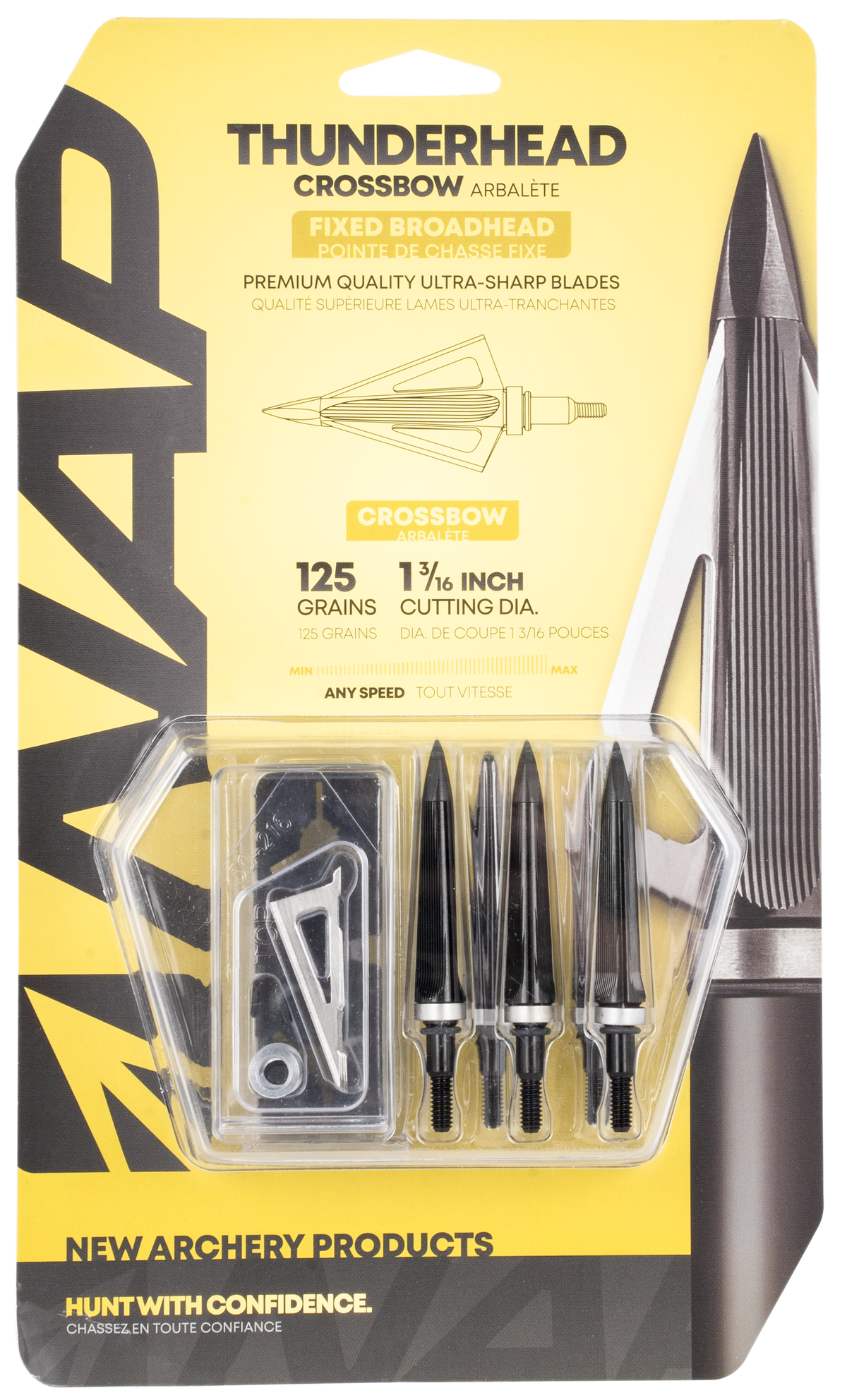 NAP Thunderhead 125gr Crossbow Broadhead 5-Pack — view 2