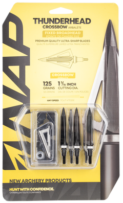 NAP Thunderhead 125gr Crossbow Broadhead 5-Pack — view 2