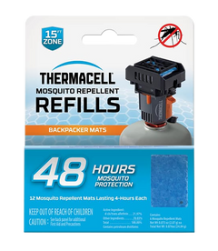 Thermacell M48 Backpacker Mosquito Repellent Mat Refill 12-Pack 48-Hr — view 2