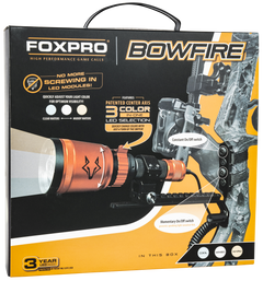 Foxpro Bowfire LED Bowfishing Light - 18650 Li-ion Rechargeable - Black/Orange — view 2