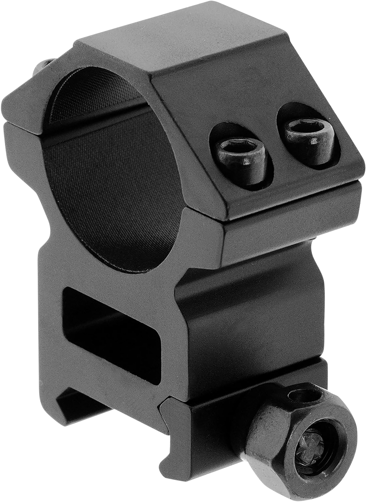 UTG RGWM25M4 Accushot 1" Medium Scope Rings - Black Matte Anodized Aluminum — view 2
