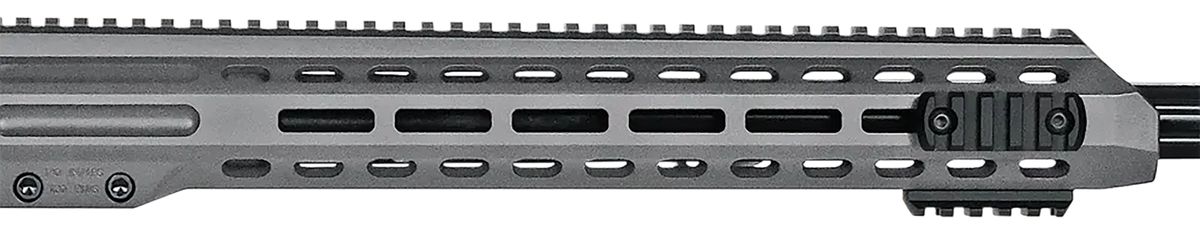 Barrett MRAD 300 Norma Mag 26" 10+1 Bolt Action Rifle - Tungsten Gray Cerakote Side Folding Stock — view 2