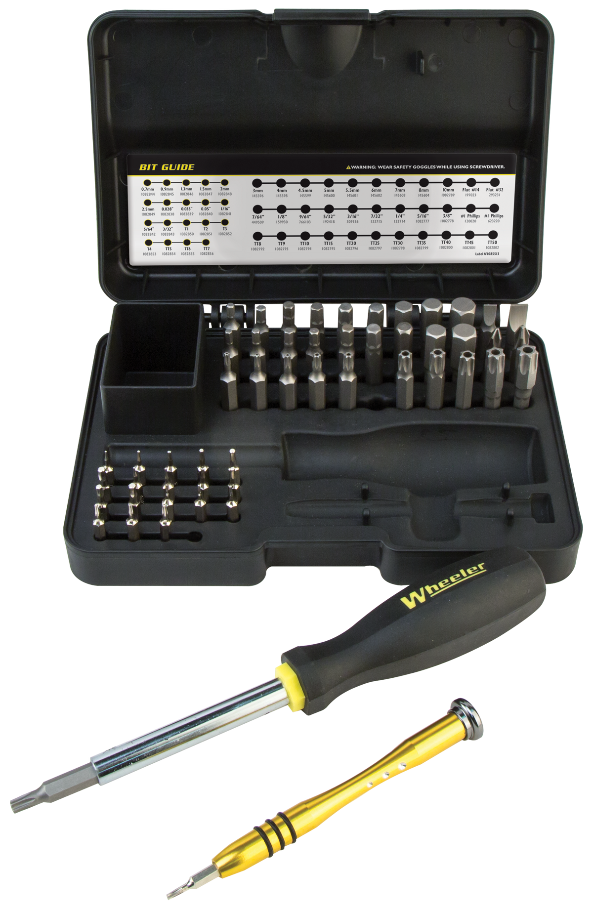 Wheeler Hex-Torx Screwdriver Set 65-Piece Alloy Steel — view 2