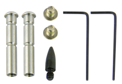 TacFire MAR108SS Anti-Walk Pin Set Silver Stainless Steel AR-15 — view 2