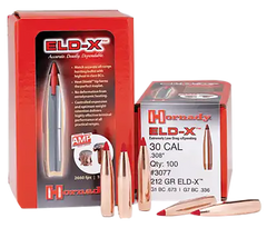 Hornady ELD-X 30 Cal .308 200 gr Reloading Bullets - 100 Per Box — view 2