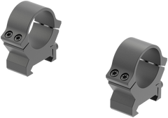 Leupold PRW2 Cross-Slot 1" Medium Matte Black Steel Scope Rings — view 2