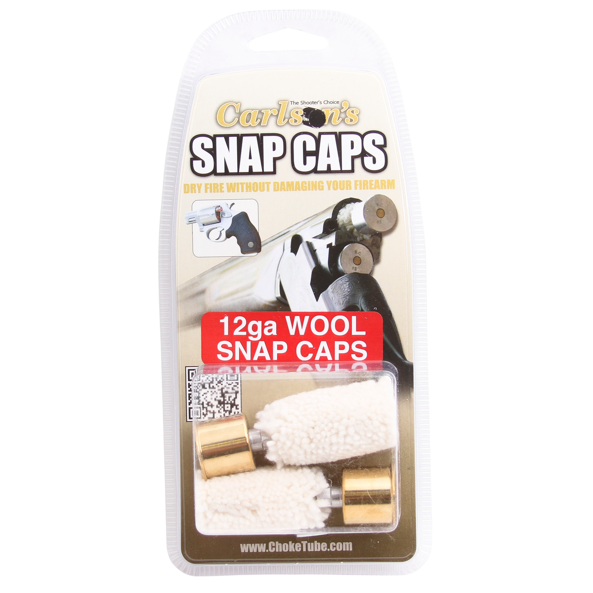 Carlsons Snap Cap 12 Gauge 2-Pack Wool/Brass Dummy Rounds — view 2