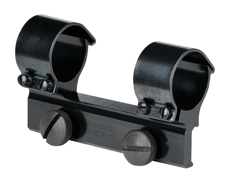 Weaver Mounts 49350 Detachable Side Mount 1\" High Bracket Scope Mount/Ring Combo - Black — view 2