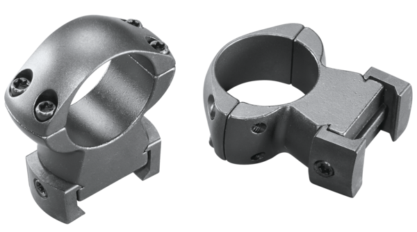 Weaver Mounts Grand Slam Windage Adjustable 1in Extra High Matte Black Steel Scope Rings — view 2