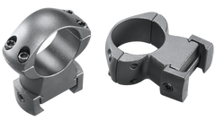 Weaver Mounts Grand Slam Windage Adjustable 1in Extra High Matte Black Steel Scope Rings — view 2