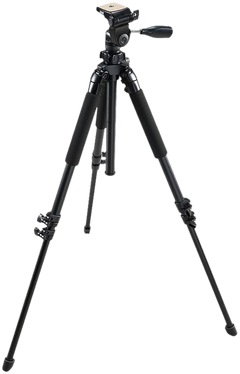 Bushnell Advanced Tripod 60" 3-Way Pan Head Black Aluminum — view 2