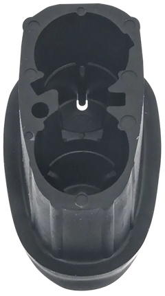 Die Free Co Kung Fu Grip Plug Black Rubber — view 2