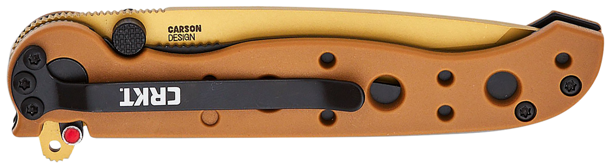 Columbia River CRKT M16-10DZ 3.03" Folding Tanto Part Serrated D2 Steel Desert Tan GRN Handle — view 2