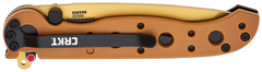 Columbia River CRKT M16-10DZ 3.03" Folding Tanto Part Serrated D2 Steel Desert Tan GRN Handle — view 2