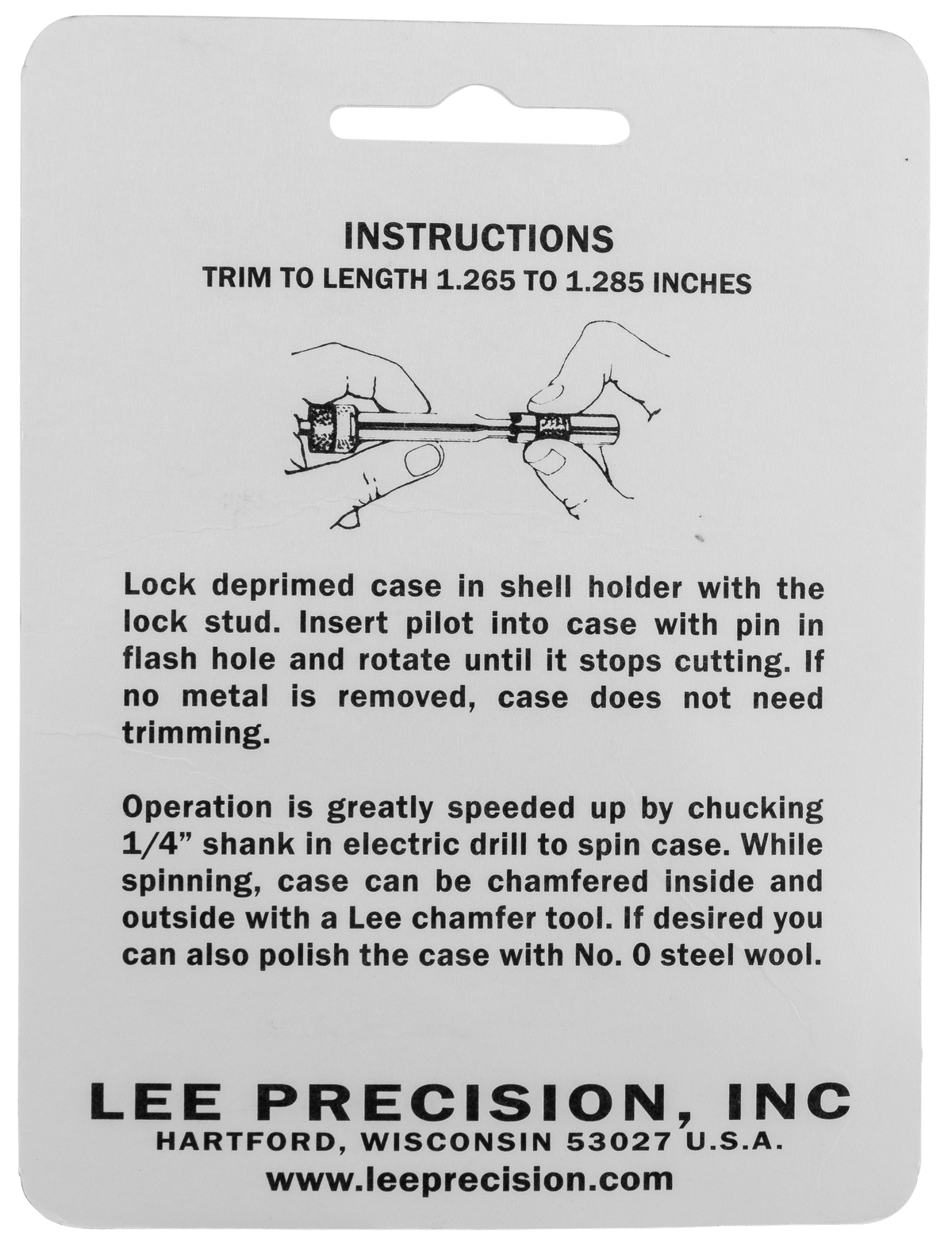 Lee Precision 90161 Case Length Gauge w/ Shell Holder 44 Rem Mag — view 2