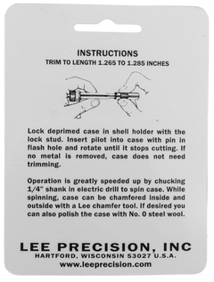 Lee Precision 90161 Case Length Gauge w/ Shell Holder 44 Rem Mag — view 2