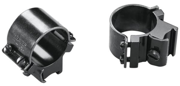 Weaver Mounts 49819 .22 Tip-Off Rings 1" Medium Black Aluminum — view 2