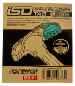 Strike Industries ISO Tab AR-15 Charging Handle Extension Red Anodized Aluminum — view 2