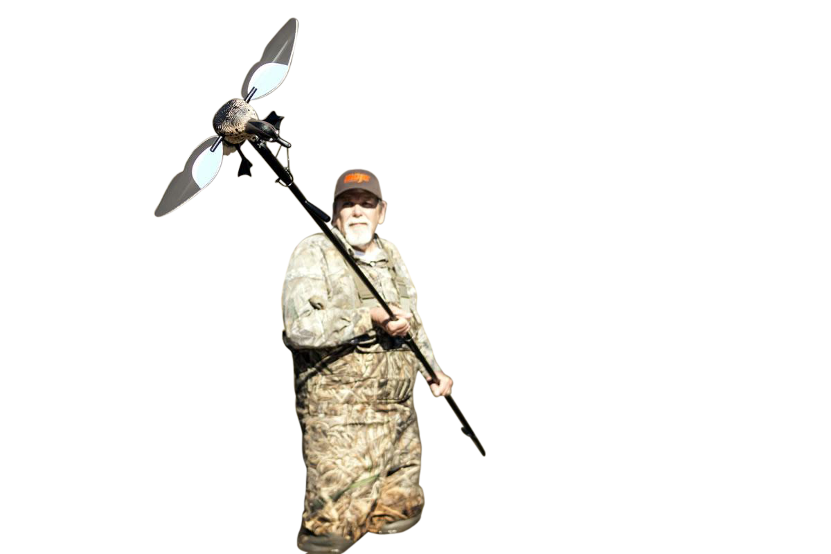 Mojo Outdoors HW2204 Extension Pole 12' Black Metal Decoy Stand — view 2