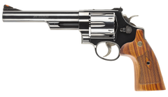Smith & Wesson 150145 Model 29 Classic 44 Rem Mag 6.5" 6-Shot DA/SA N-Frame Revolver - Blued Carbon Steel, Wood Grip — view 2