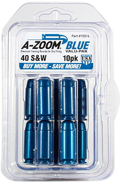 A-Zoom 15314 Pistol Blue Snap Caps .40 S&W 10-Pack — view 2