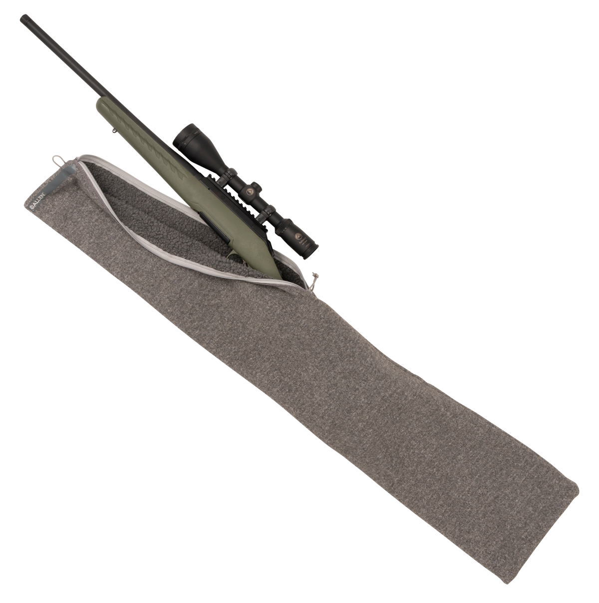 Allen 3633 Rifle Storage Pouch Gray 46.5" Polyester Fleece Lined — view 2