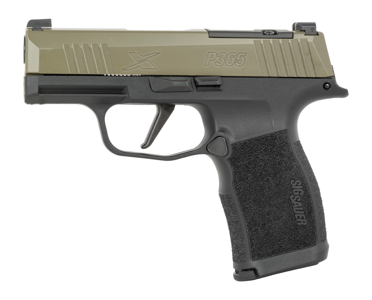 Sig Sauer P365X 9mm Luger 3.10" 12+1 Semi-Auto Pistol - Black/Moss Green — view 2
