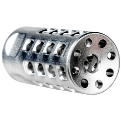 Tapco TAP22010 10/22 Muzzle Brake Silver Anodized Aluminum 1/2x28 .920" 22LR — view 2