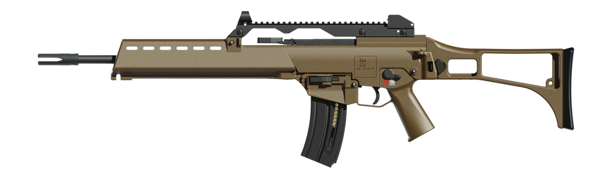 HK G36 22 LR 18.13" 20+1 Semi-Auto Rifle - Flat Dark Earth — view 2