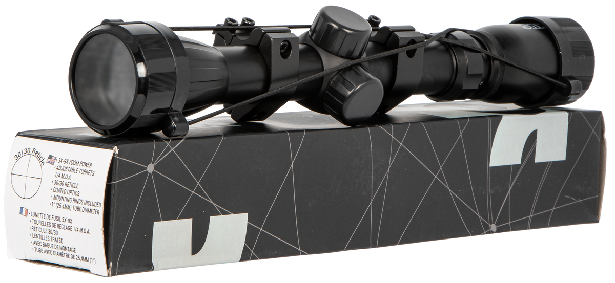 Konus KonusFire 3-9x32mm 1" Tube 30/30 Reticle Riflescope - Matte Black — view 2