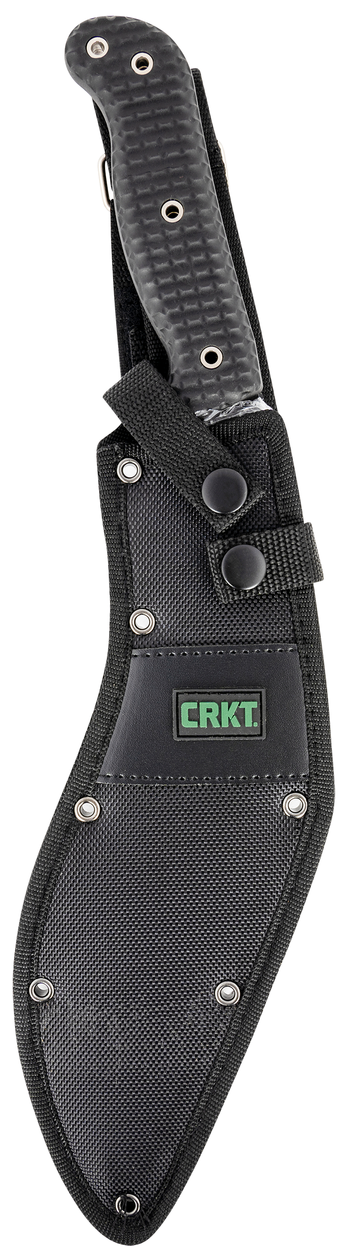 Columbia River 2742 KUK 10.56" Fixed Recurve Plain 65Mn Carbon Steel Black Powder Coat GRN Knife — view 2